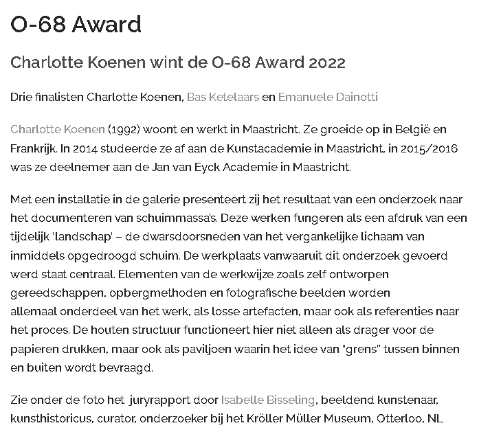 O-68 award